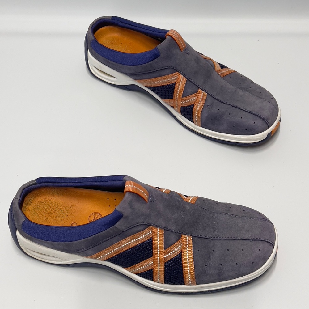 COLE HAAN women’s Size Slip On Sneaker Mules Purple And Orange